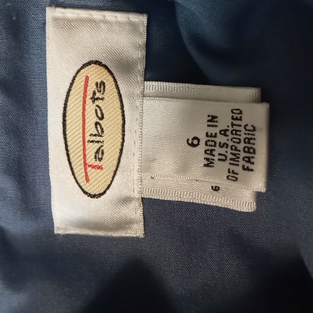 Talbots Multi Colored Circle Patterned Lined Skir… - image 7